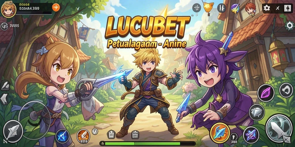 Gameplay seru dengan karakter anime ikonik di LUCUBET.