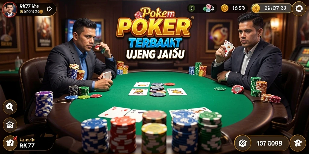Tampilan gameplay mendebarkan dari RK77 di layar smartphone.